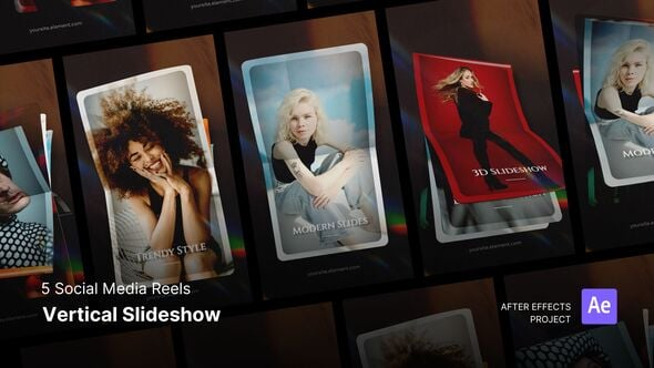 Reels - Vertical Slideshow After Effects Project Files（715130）-技能树